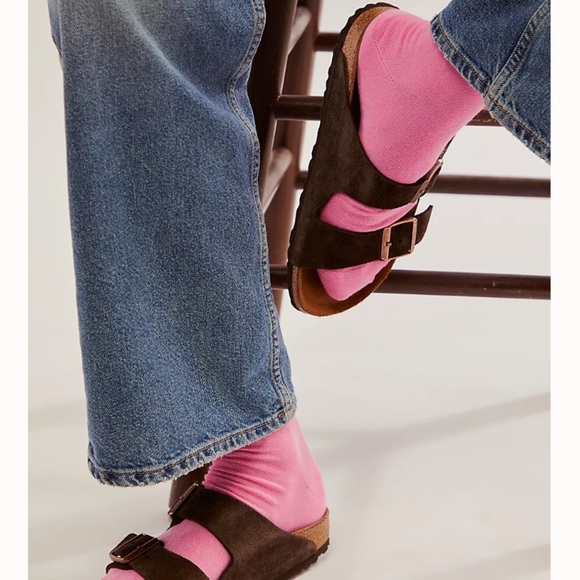 Free People Accessories - Free people American trench retro solids pink socks new wtags